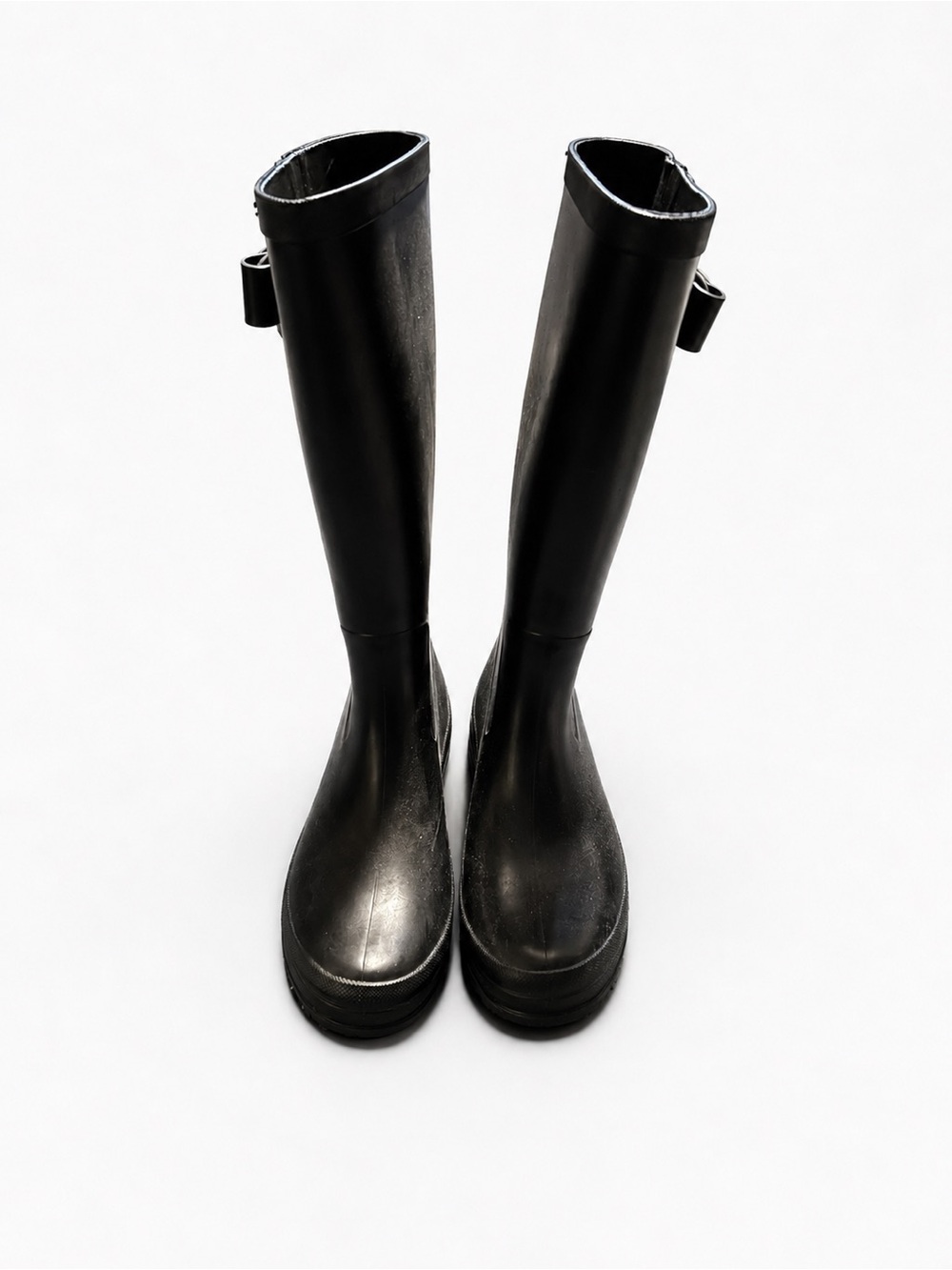 Womenβs Black Tall Rain Boots - Women's Waterproof Fashion Boots ~ size 7